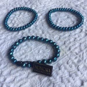 Honora pearl stretch bracelets